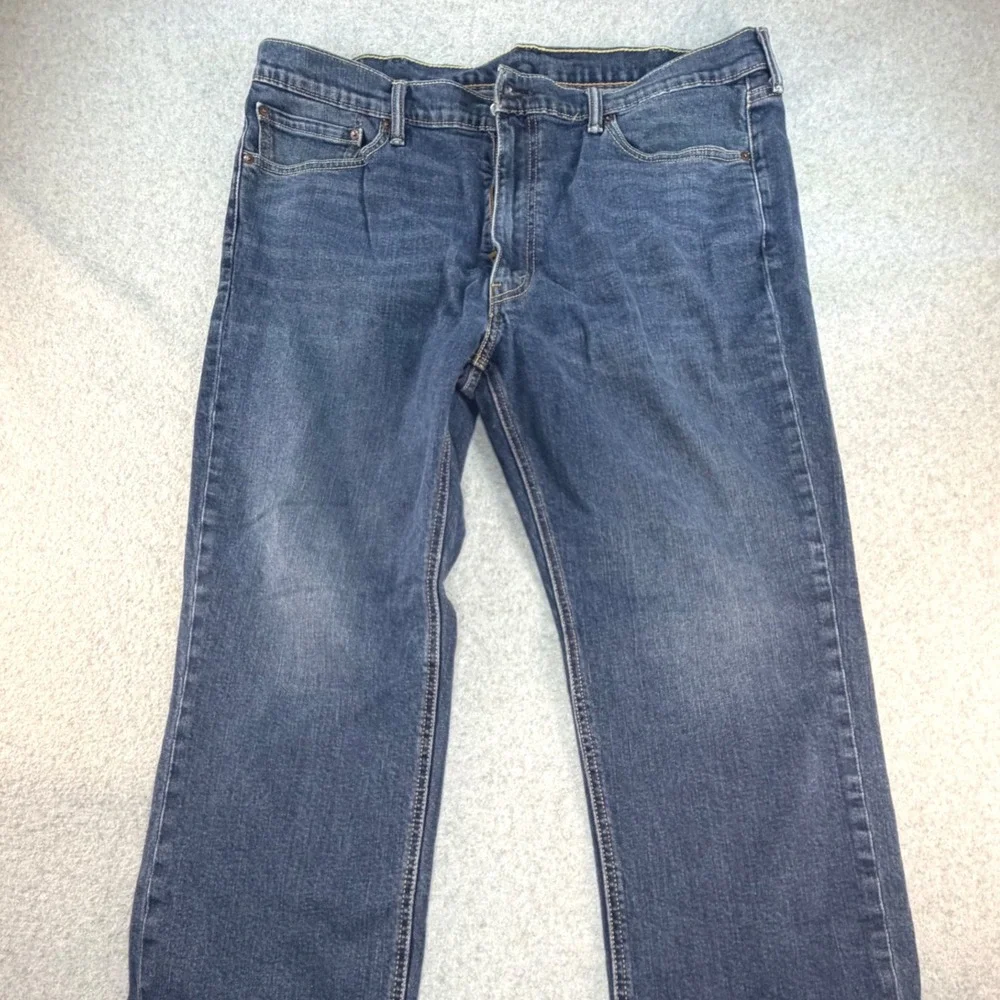 Levi's 541 Athletic Taper Jeans Mens 40x30 Dark‎ Wash Blue Stretch Denim